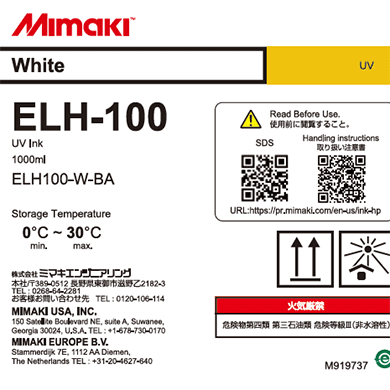 Mimaki ELH-100  UV Ink