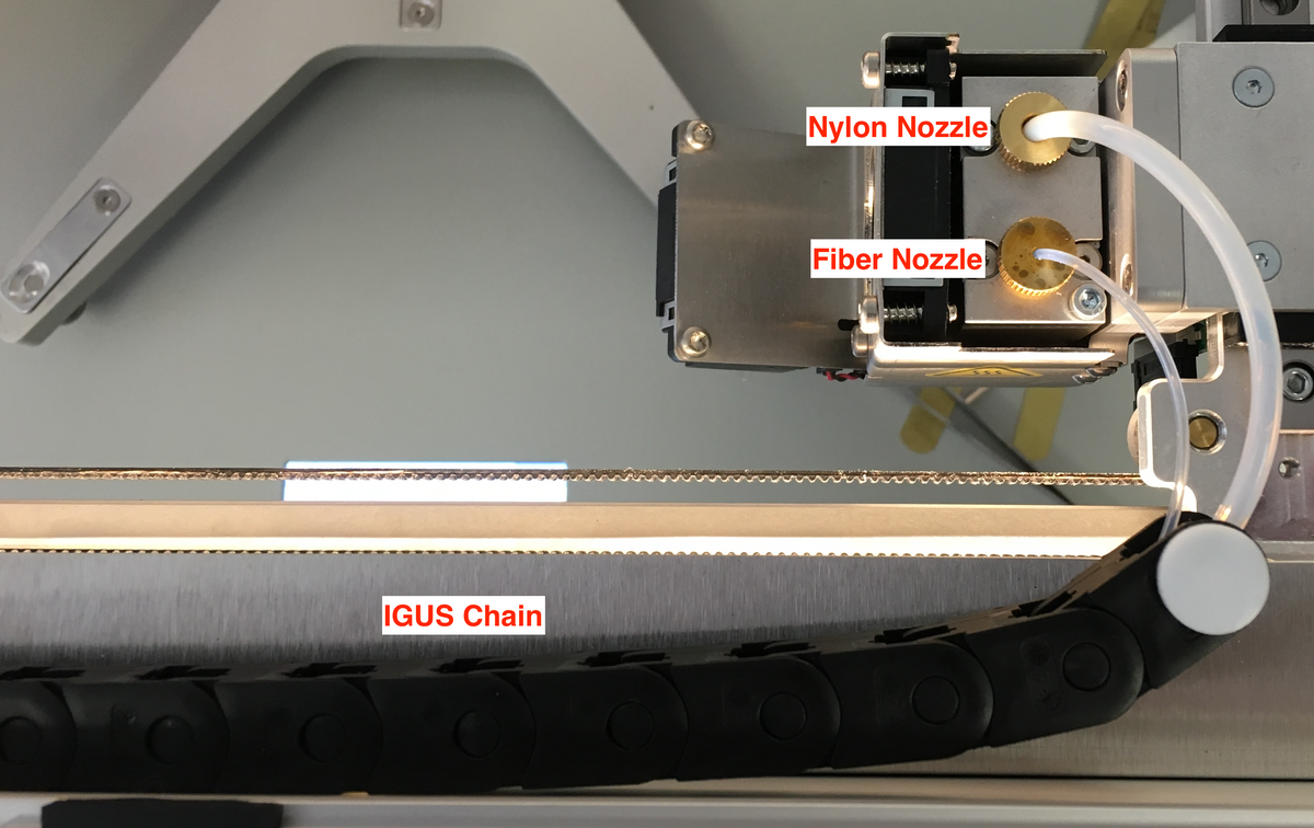 Markforged X5 and X7 Fiber Bowden Tube