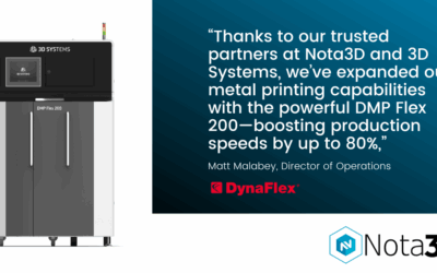 DynaFlex Expands Capacity Integrating 3D Metal Printing with 3D Systems ®DMP Flex 200